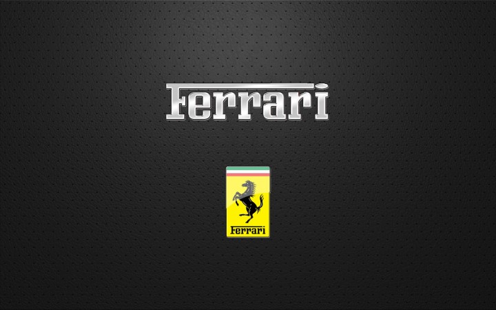 Ikonické logo Ferrari.