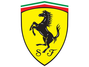 Emblém Ferarri logo.